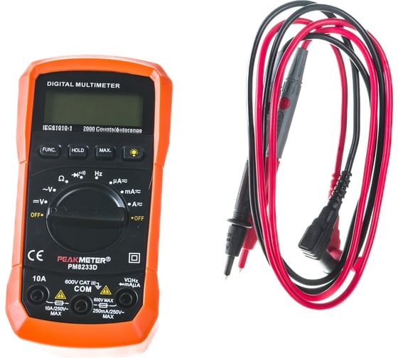 Цифровой мультиметр PEAKMETER PM8233D 17125
