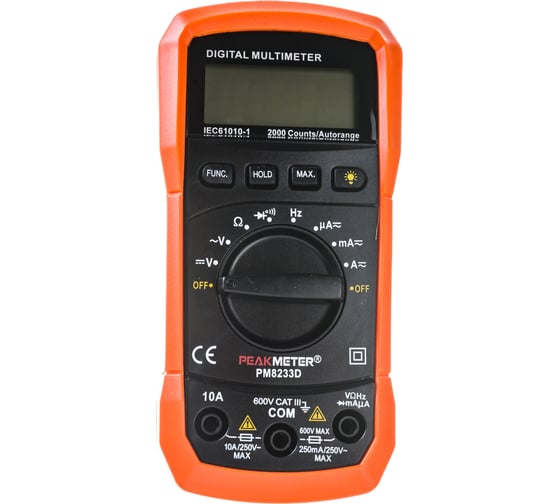 Цифровой мультиметр PEAKMETER PM8233D 17125