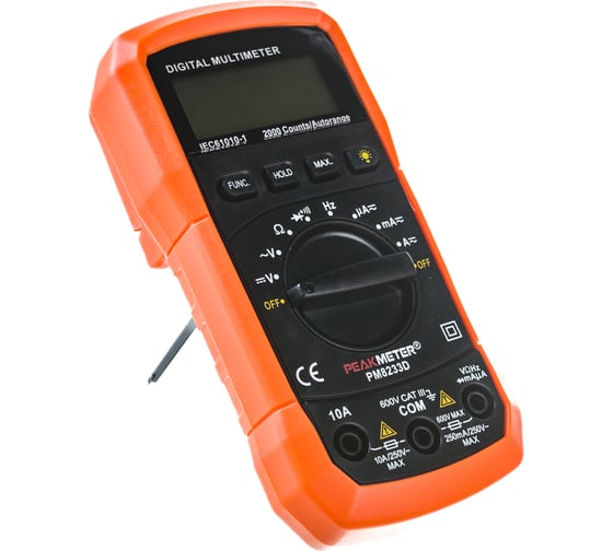 Цифровой мультиметр PEAKMETER PM8233D 17125