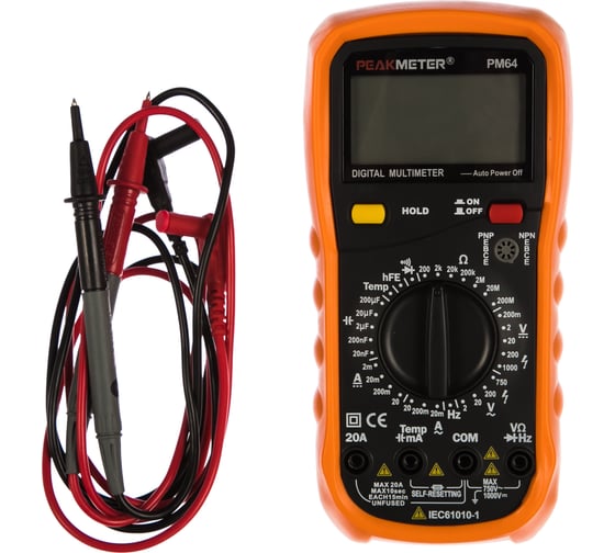 Цифровой мультиметр PEAKMETER PM64 17118