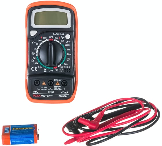 Цифровой мультиметр PEAKMETER PM830L 17119