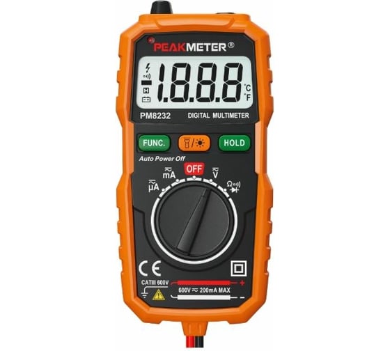 Цифровой мультиметр PEAKMETER PM8232 17126