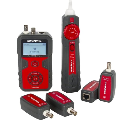 Тестер кабельных линий Ermenrich ping sm110 82553