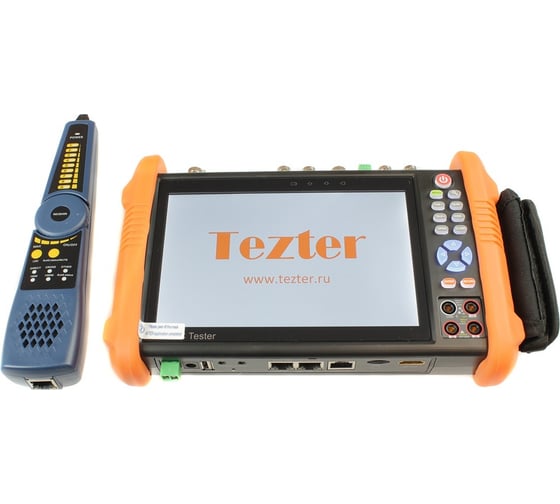 Универсальный монитор-тестер Tezter TIP-HOL-MT-7 AHD/CVI/TVI/CVBS/SDI и IP-видеосистем mt0181 1