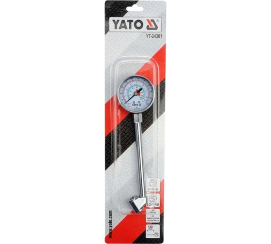 Манометр для грузовых автомобилей YATO YT-24301