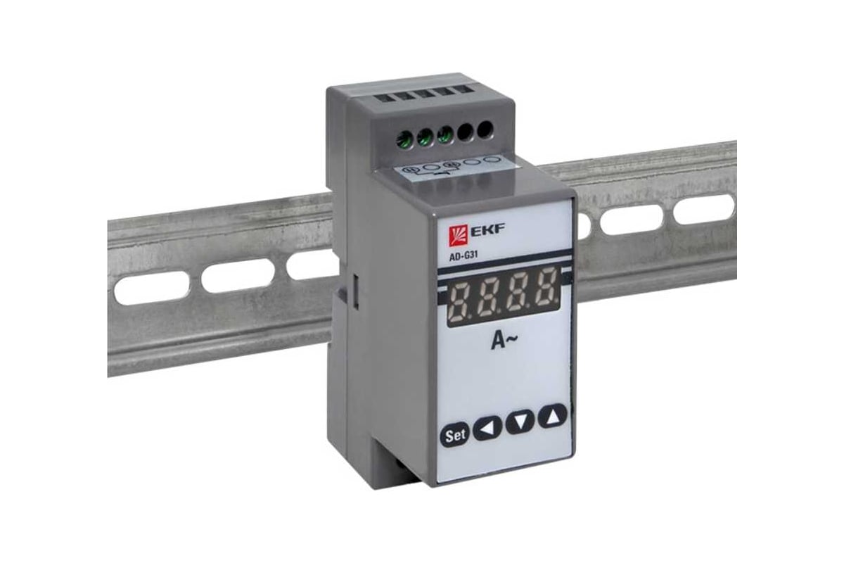 Однофазный цифровой амперметр EKF на DIN PROxima ad-g31