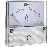 Аналоговый амперметр EKF AMA-801 на панель, круглый вырез ama-801-600