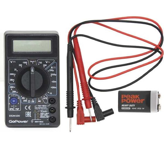 Мультиметр GoPower DigiM 100 00-00015324