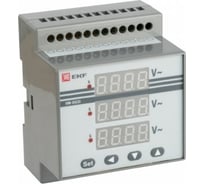 Цифровой трехфазный вольтметр EKF на DIN PROxima vd-g33