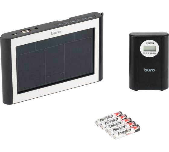Погодная станция BURO BU-WSH114-COLOR черный 1549055
