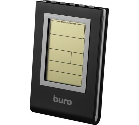 Погодная станция BURO H117AB серебристый/черный 440852