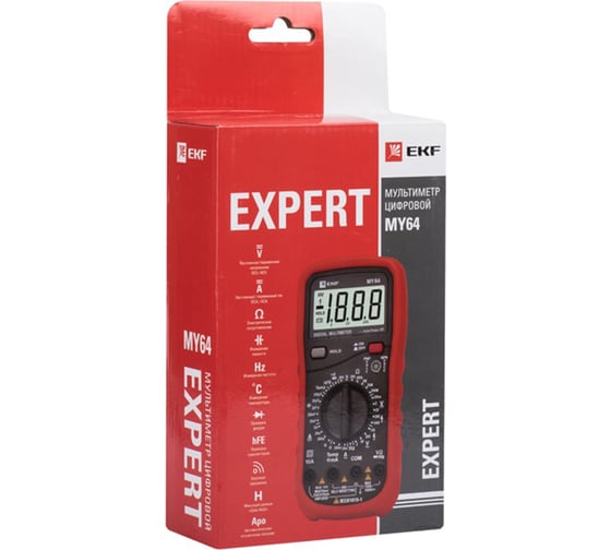 Цифровой мультиметр EKF MY64 Expert In-180701-pm64
