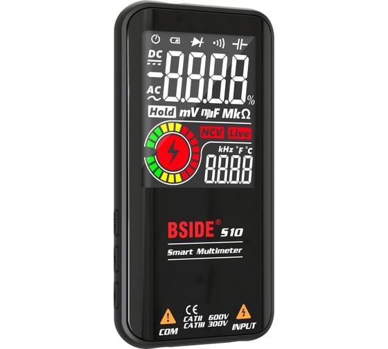 Цифровой мультиметр BSIDE с цветным дисплеем S10 064-0001