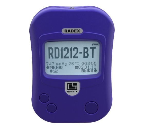 Индикатор радиоактивности Radex RD1212-BT 1