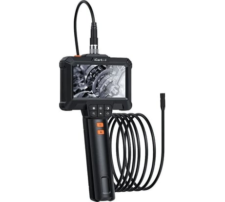 Промышленный эндоскоп iCarTool IPS экран 4.3", 2Мп, зонд 8.5 мм, длина 1м IC-VC81