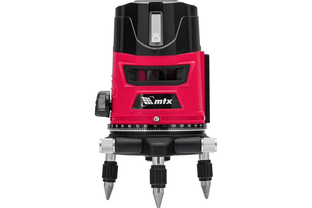 Лазерный уровень MTX crl-30r, 30 м, красный луч, батарейки, резьба 5/8