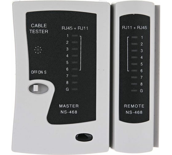 LAN тестер Telecom для RJ-45, RJ-12 /LY-CT005/ XT-468