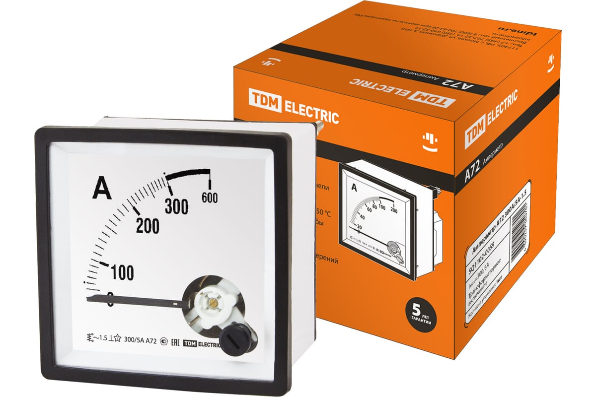 Амперметр TDM А72 300А/5А-1.5 SQ1102-0059 - выгодная цена, отзывы ...