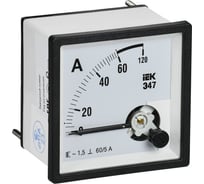 Амперметр IEK э47 60/5а, класс точности 1.5, 72x72мм IPA10-6-0060-E