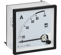 Амперметр IEK э47 80/5а, класс точности 1.5, 96x96мм IPA20-6-0080-E