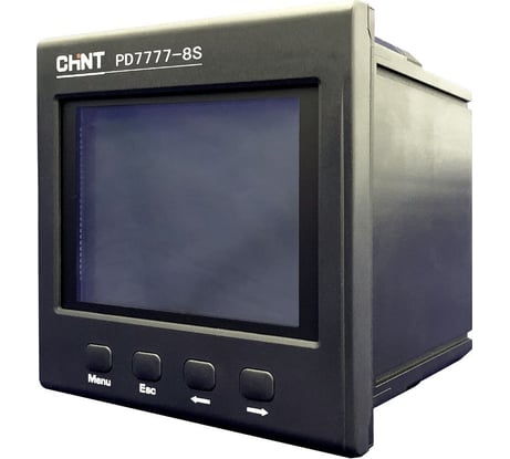 Прибор измерительный многофункциональный CHINT PD7777-8S3 3ф 5А RS-485 120x120 LCD дисплей 380В765170