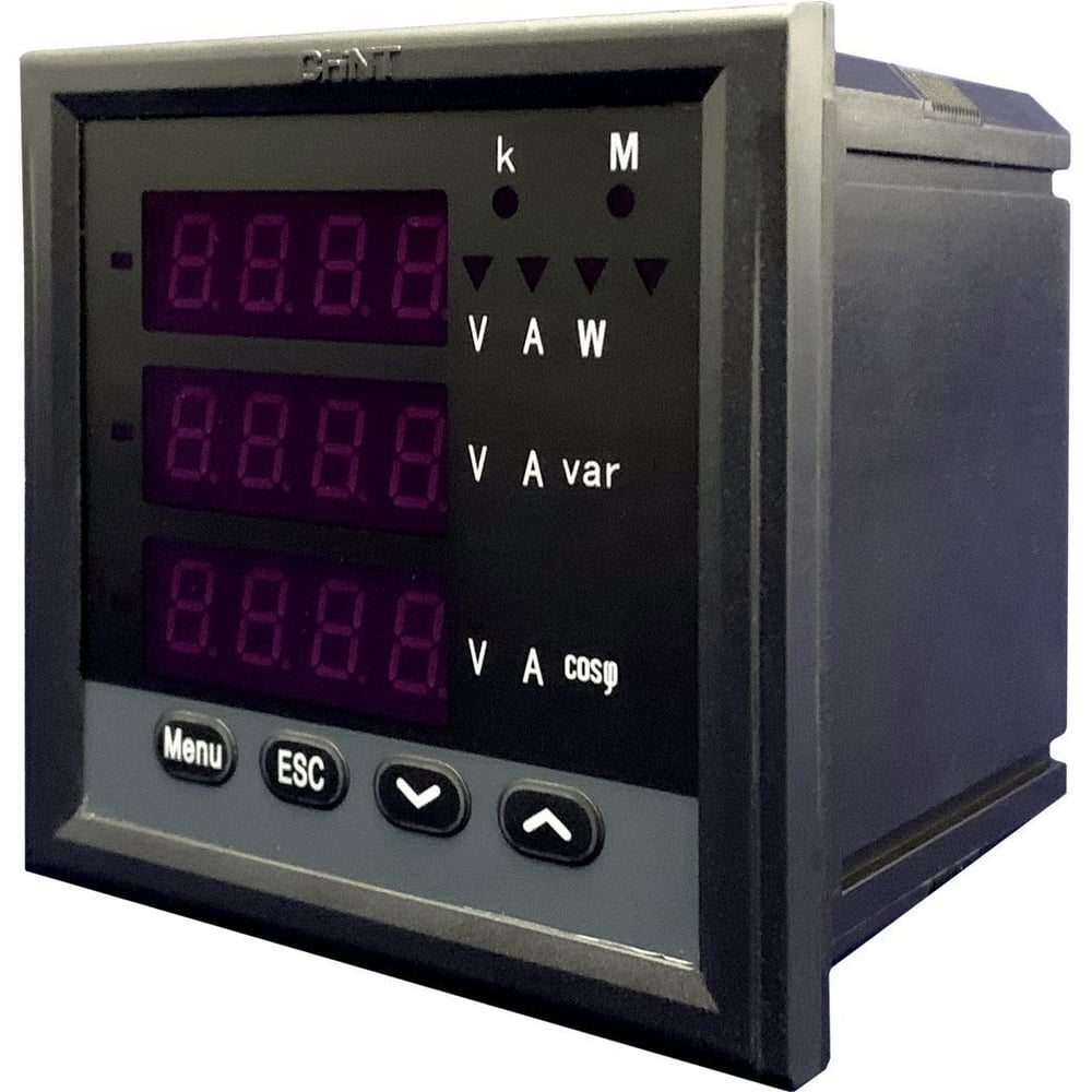 Прибор измерительный многофункциональный CHINT PD666-3S4 3ф 5А RS-485 ...