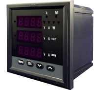 Прибор измерительный многофункциональный CHINT PD666-3S4 3ф 5А RS-485 96x96 LED дисплей 380В 765094