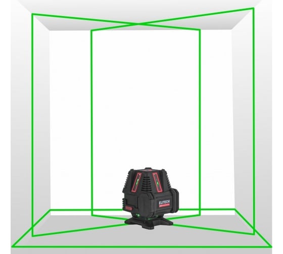 Лазерный нивелир Elitech hd ln 8d green 204735