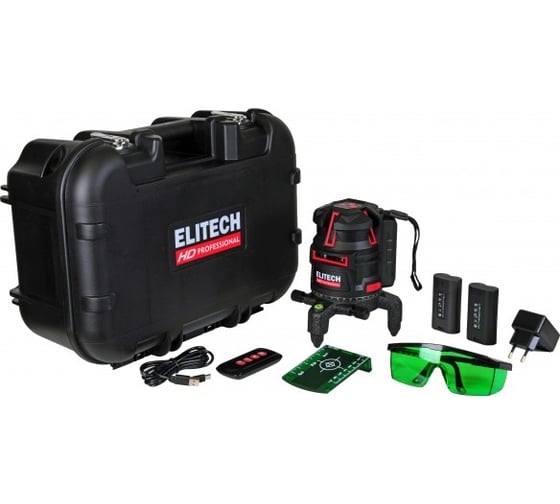 Лазерный нивелир Elitech hd ln 5d green 204734