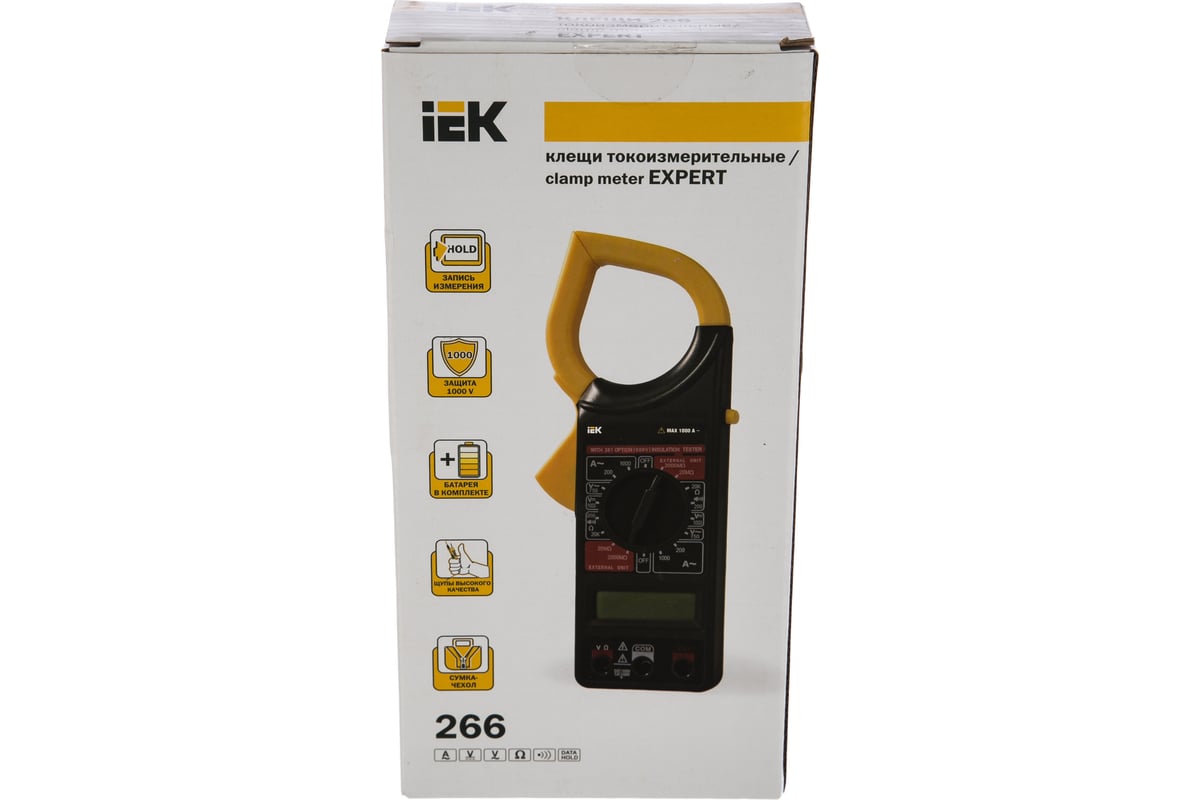 Токоизмерительные клещи IEK Expert 266 TCM-1S-266 278506 - выгодная .
