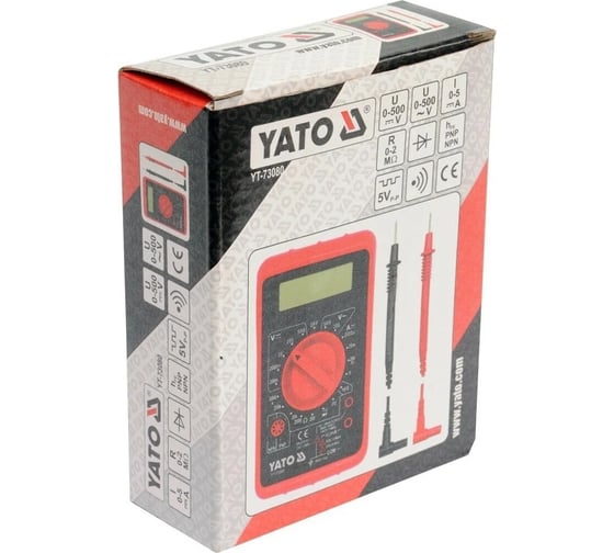 Универсальный цифровой измеритель YATO YT-73080