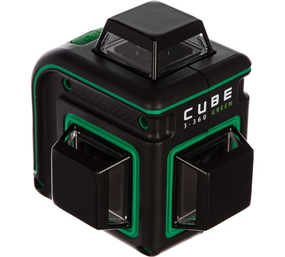 Комплект ADA нивелир + штатив CUBE 3-360 GREEN SPECIAL EDITION А00613