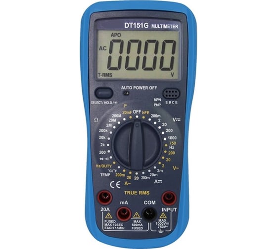 Цифровой мультиметр WHDZ True RMS DT151G