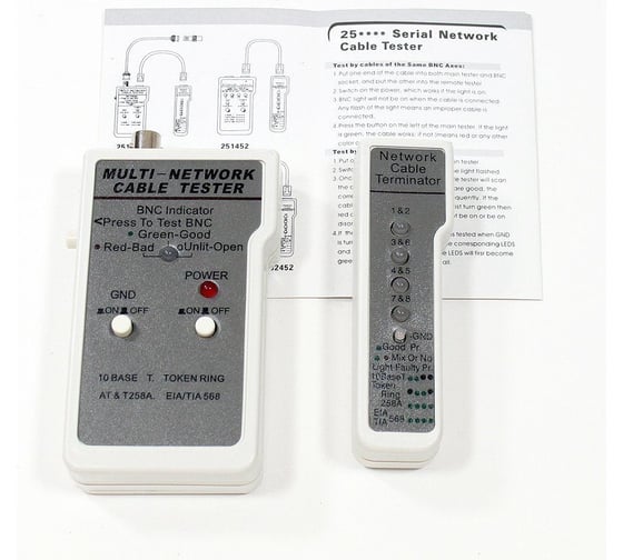 LAN тестер Telecom для BNC, RJ-45 HL-004