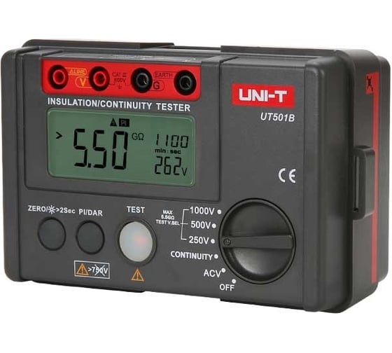 Цифровой измеритель сопротивления изоляции UNI-T UT501B 00-00002639
