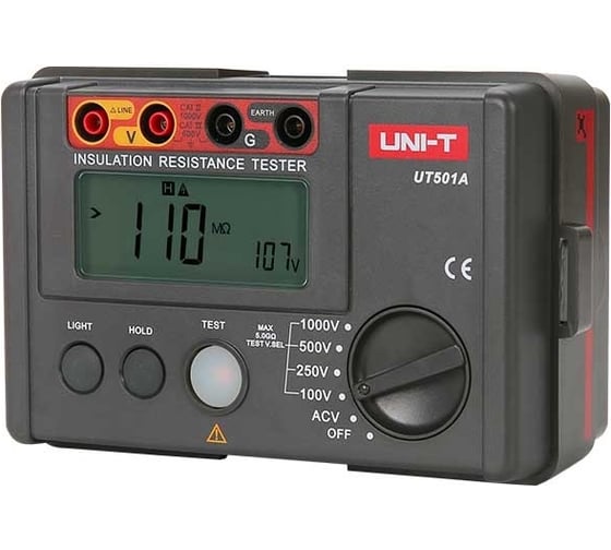 Цифровой измеритель сопротивления изоляции UNI-T UT501A 00-00000182