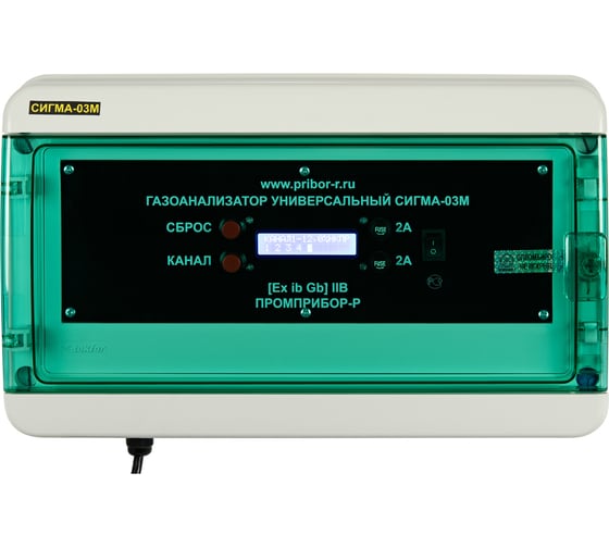 Информационный блок газоанализатора СИГМА-03М.ИПК (4 канала, 4 реле, мод.1) rs485+по, конвертер rs485 к usb датчик сигма-03м.д2 ip65 (угарный газ CO) - 1 шт ООО Промприбор-Р 4631169880460