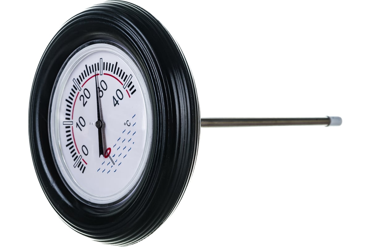 Круглый термометр для бассейна CHEMOFORM DELPHIN черный 2500007DP ...