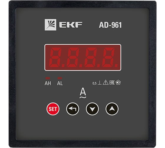 Цифровой амперметр EKF на панель, однофазный PROxima ad-961