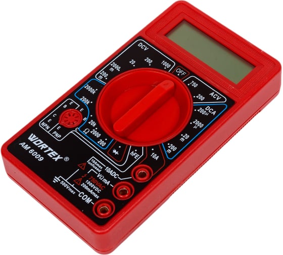 Мультиметр цифровой WORTEX AM 6009 AM6009000014