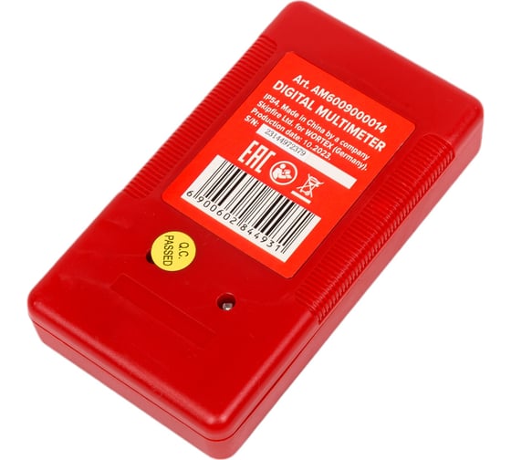Мультиметр цифровой WORTEX AM 6009 AM6009000014