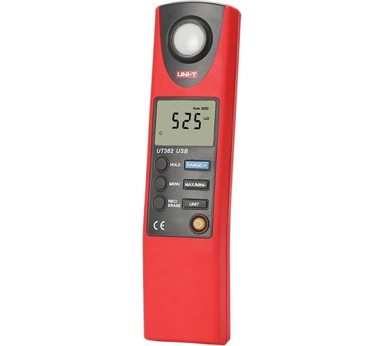 Цифровой измеритель освещенности люксметр UNI-T UT382 порт USB 00-00002638 1