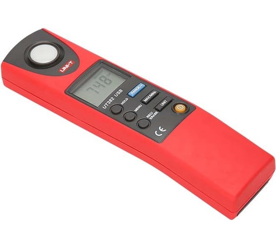 Цифровой измеритель освещенности люксметр UNI-T UT382 порт USB 00-00002638