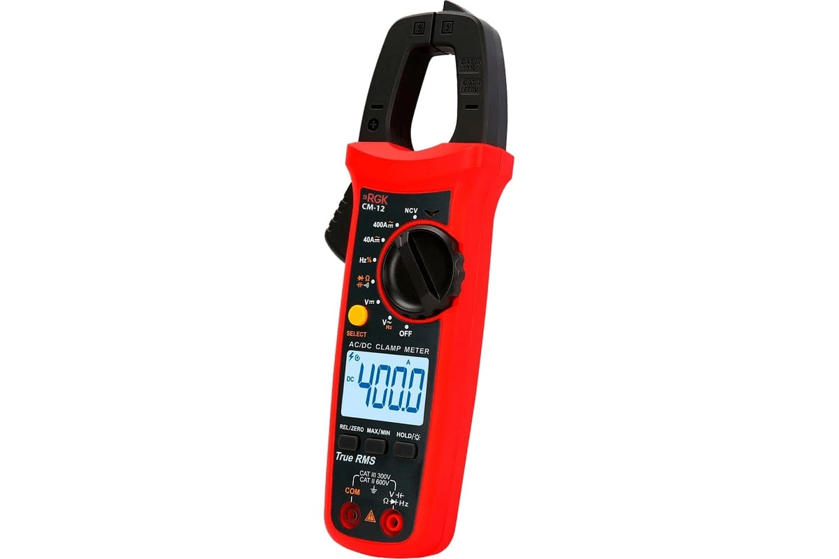 Токоизмерительные клещи RGK CM-12 776479 - выгодная цена, отзывы ...
