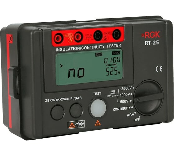 Мегаомметр RGK RT-25 776523
