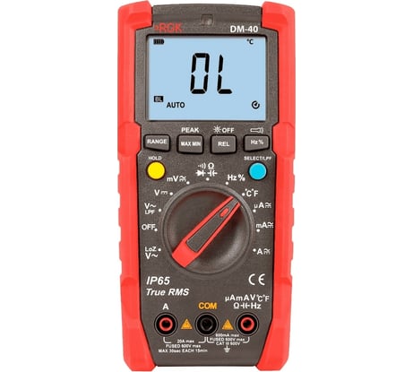 Цифровой мультиметр RGK DM-40 776431
