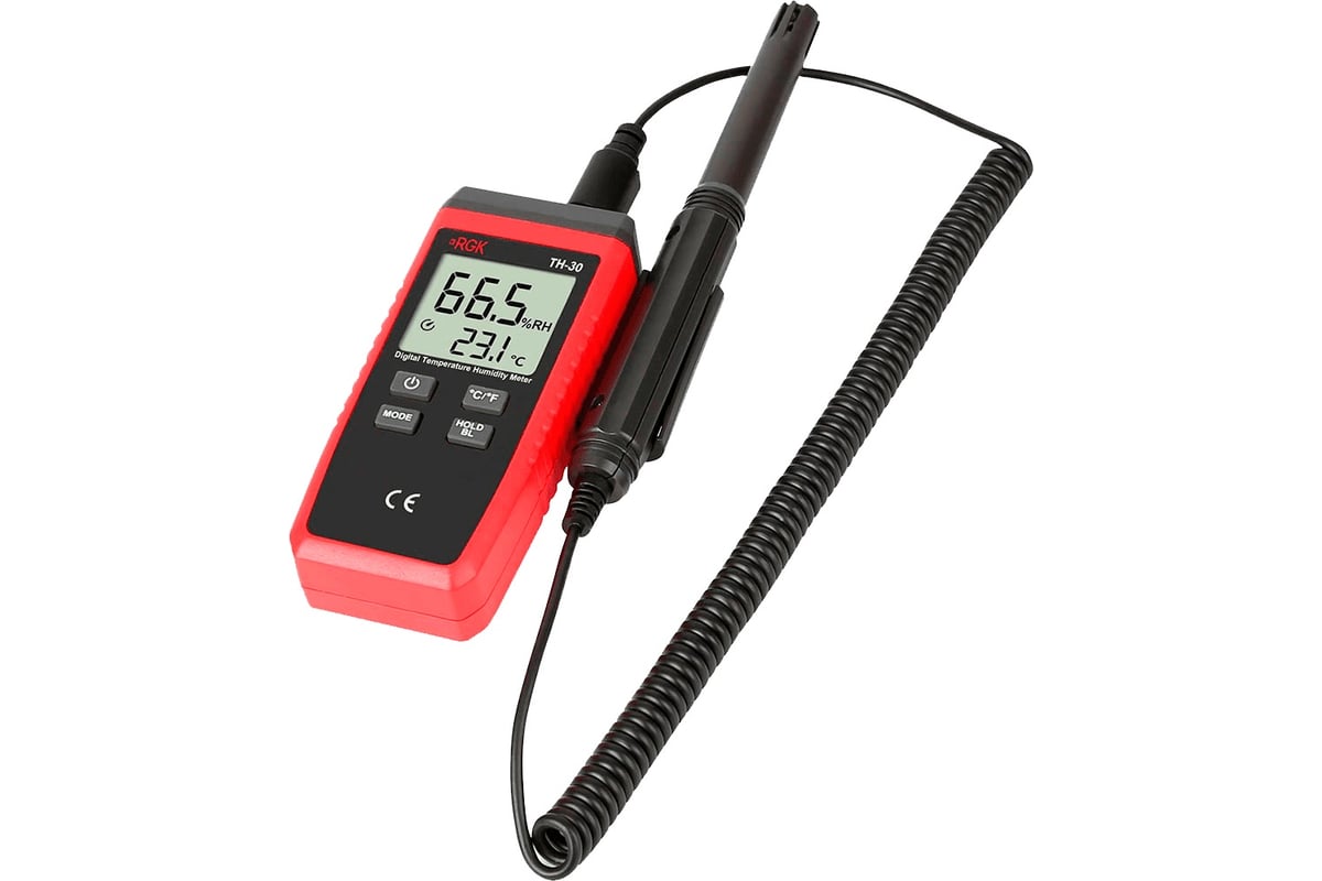 Термогигрометр RGK TH-30 776325 - выгодная цена, отзывы, характеристики ...