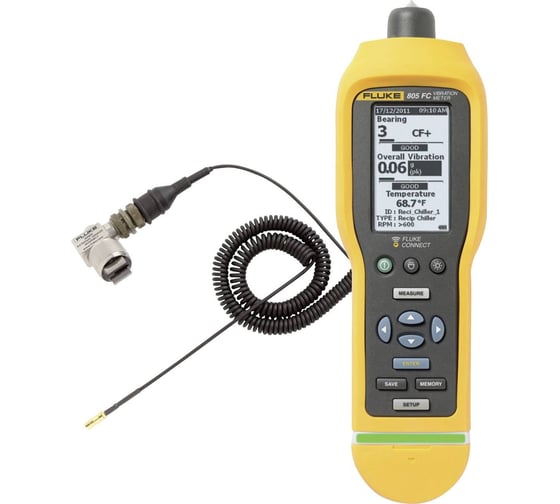 Комплект виброметр с датчиком вибрации Fluke 805 FC/805 ES 1