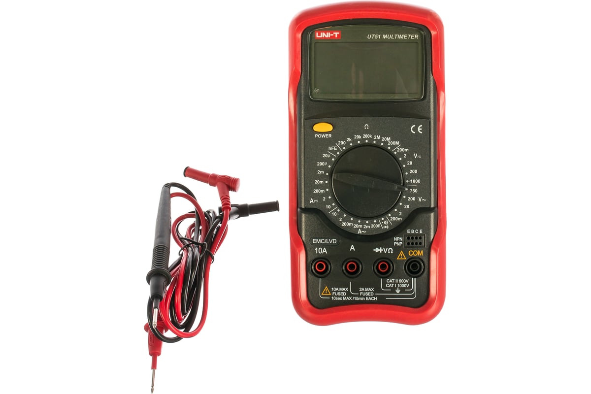 Цифровой мультиметр UNI-T UT51 00-00000187 - выгодная цена, отзывы ...