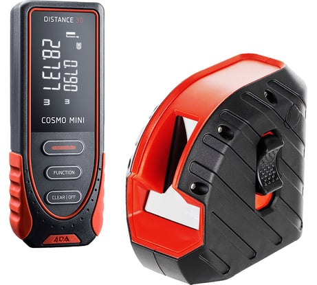 Комплект ADA: лазерный уровень ARMO MINI Basic Edition + лазерный дальномер Cosmo MINI А00619